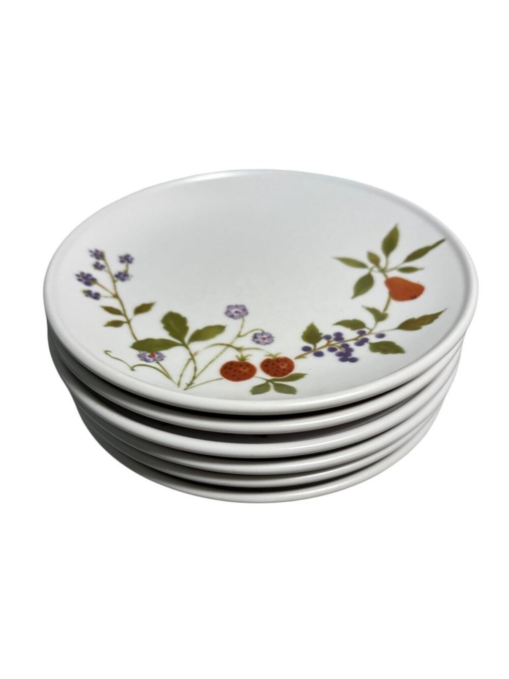 Noritake Dessert Plates Progression China Berries N Such #9070 Set Of 6